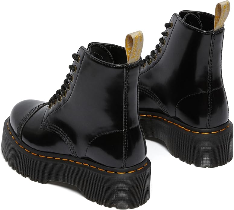 Dr. Martens Plateau Stiefeletten – Pebble Leather Edition