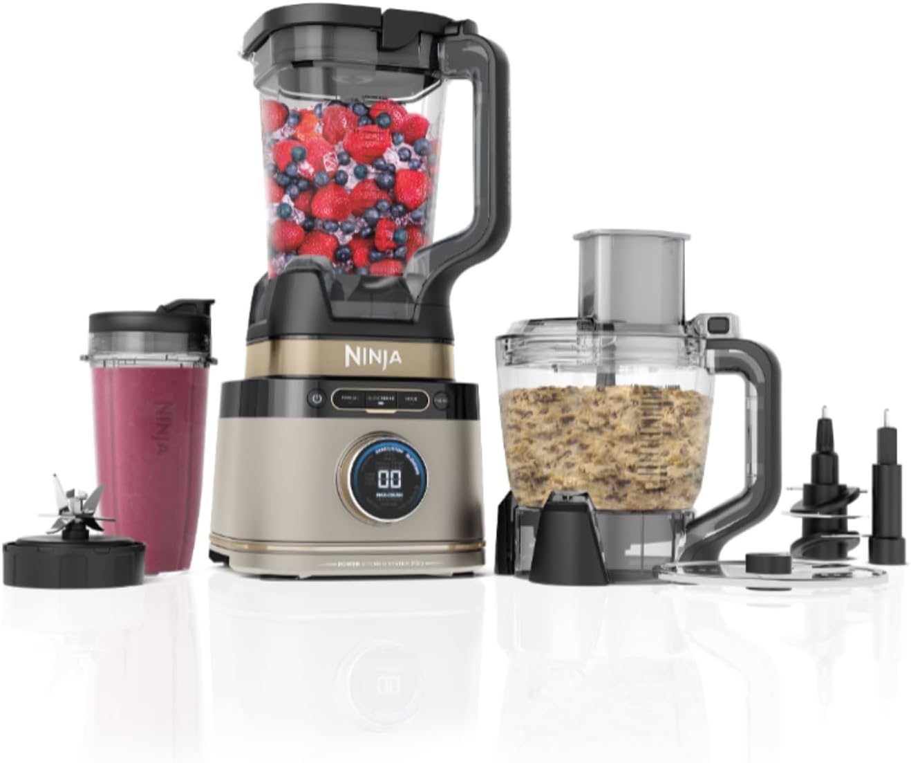 Ninja 3-in-1 Detect Power Mixer & Food Processor Pro – Stone Gold