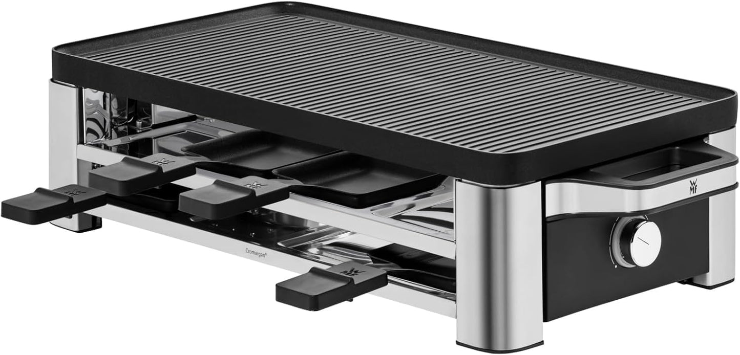 WMF Lono Raclette Grill für 8 Personen – Cromargan Edelstahl