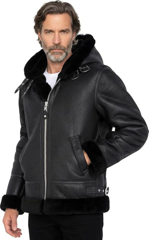 Schott NYC Herren Lederjacke – Premium Schafsleder