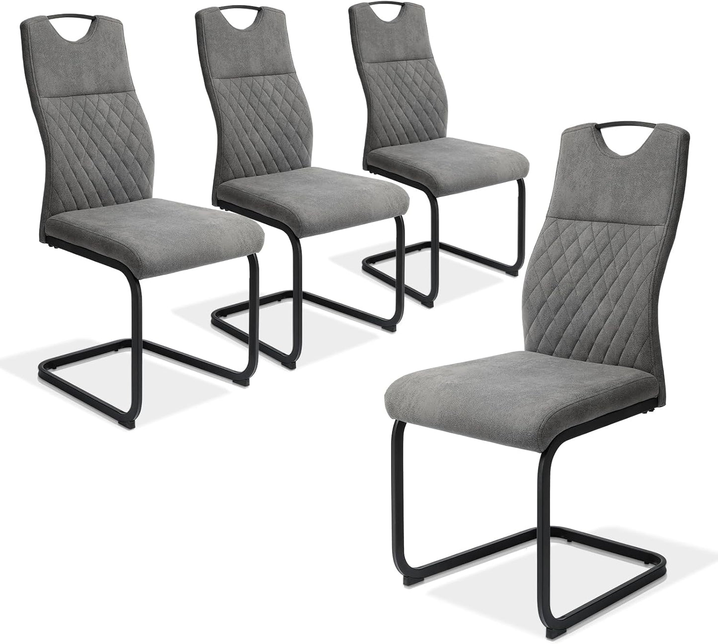 JIEXI 4er-Set Freischwinger – Modernes Design & Ergonomie