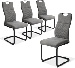 JIEXI 4er-Set Freischwinger – Modernes Design & Ergonomie