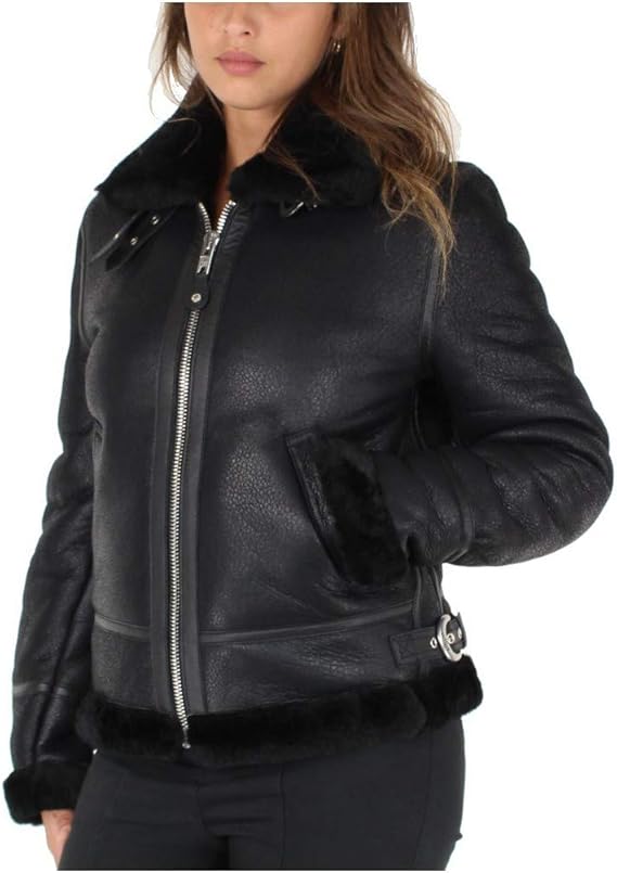 Schott NYC Damen Lederjacke – 100% Echtleder