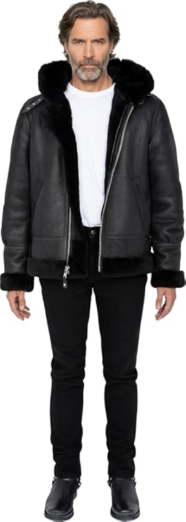 Schott NYC Herren Lederjacke – Premium Schafsleder