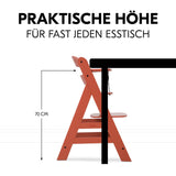 Hauck Alpha + Hochstuhl Kork – Mitwachsender Holzstuhl aus Buchenholz