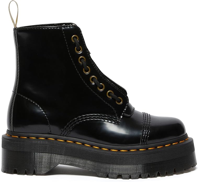 Dr. Martens Plateau Stiefeletten – Pebble Leather Edition