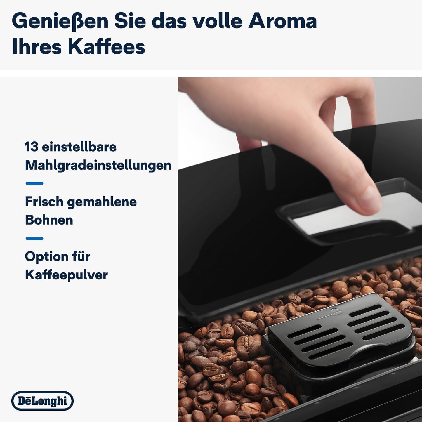De'Longhi Magnifica S ECAM11.112.B Kaffeevollautomat – Schwarz
