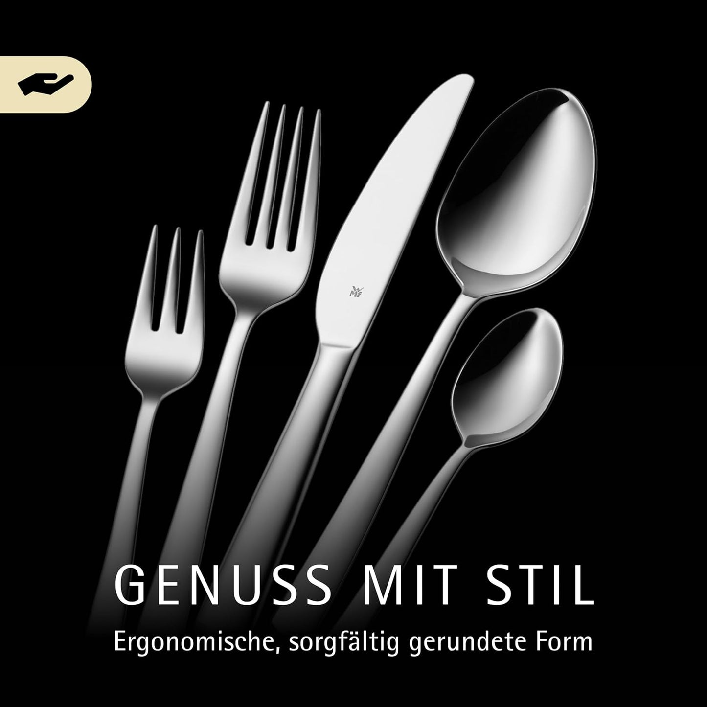 WMF Besteckset Boston 60-teilig – Polierter Edelstahl