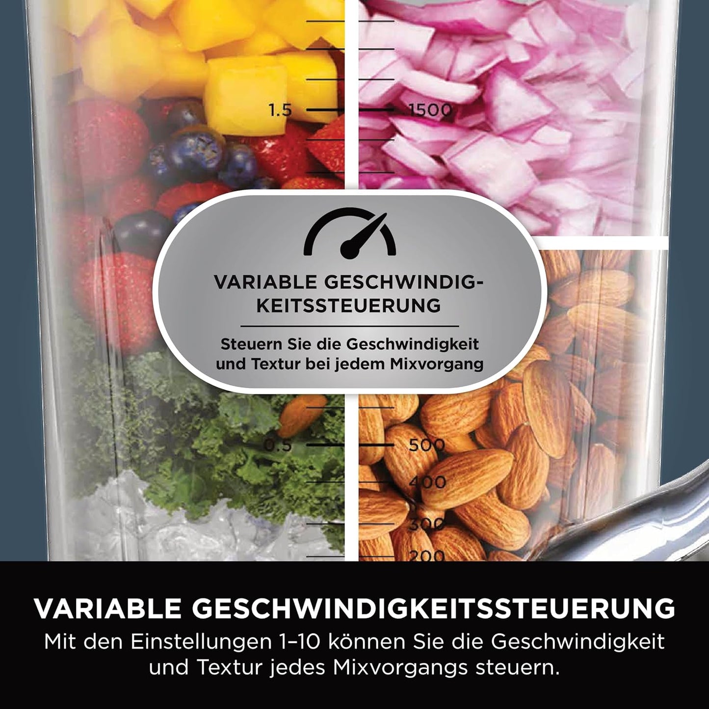 Ninja 3-in-1 Detect Power Mixer & Food Processor Pro – Stone Gold