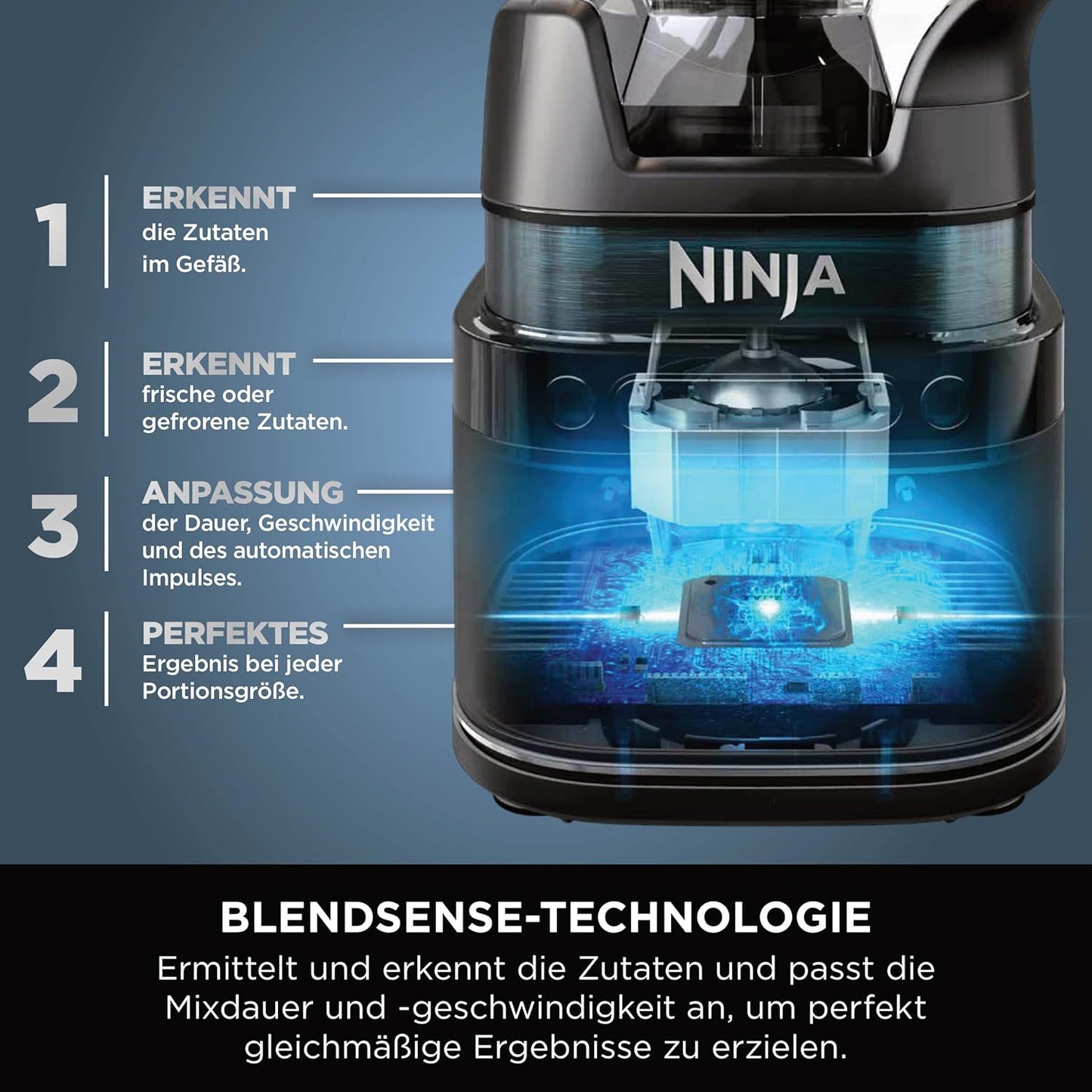 Ninja 3-in-1 Detect Power Mixer & Food Processor Pro – Stone Gold
