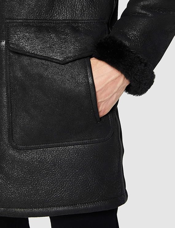 Schott NYC Herren Lederjacke Lccolorado – 100% Schafsleder