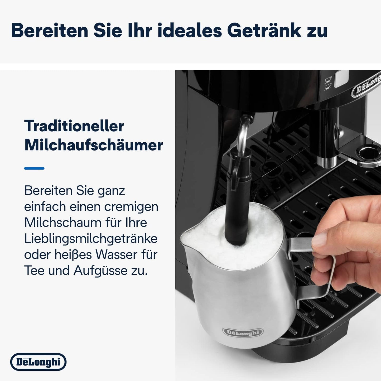 De'Longhi Magnifica S ECAM11.112.B Kaffeevollautomat – Schwarz
