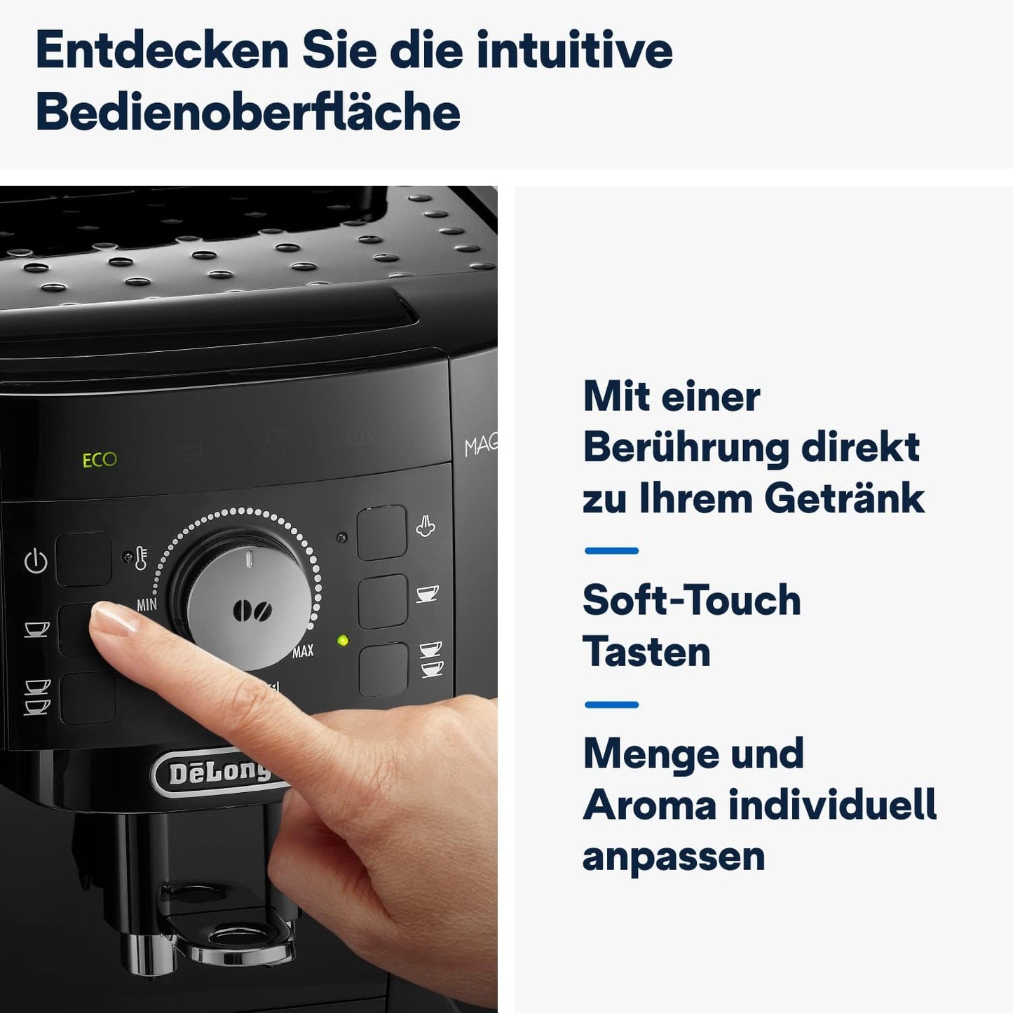 De'Longhi Magnifica S ECAM11.112.B Kaffeevollautomat – Schwarz