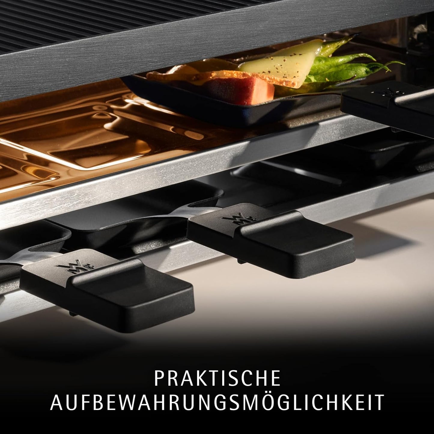 WMF Lono Raclette Grill für 8 Personen – Cromargan Edelstahl