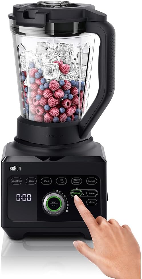 Braun PowerBlend 9 JB9040BK Hochleistungsmixer – Schwarz