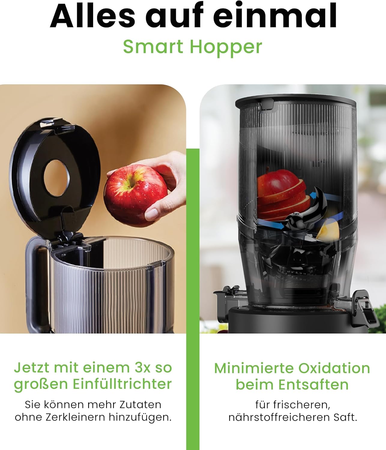 Hurom H320N Slow Juicer – Weiß