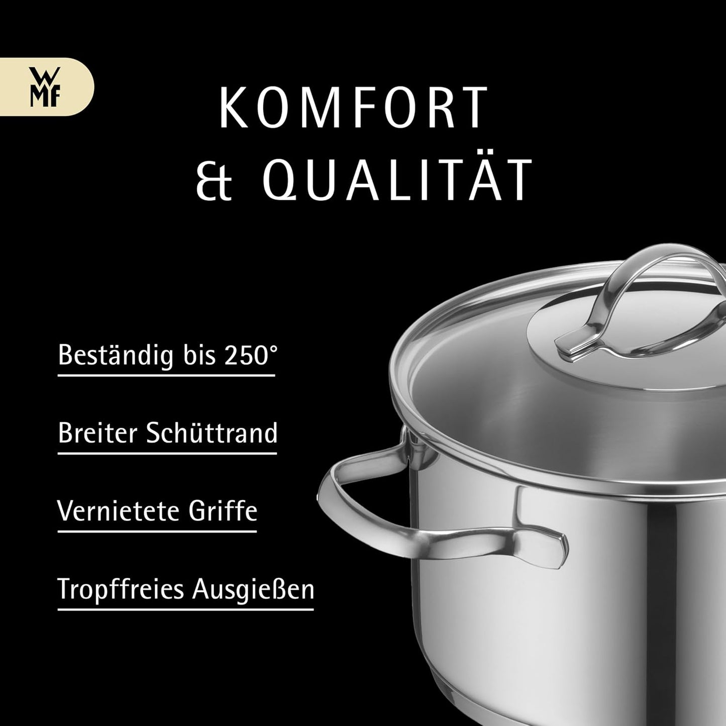 WMF Provence Plus Topfset 5-teilig – Polierter Edelstahl