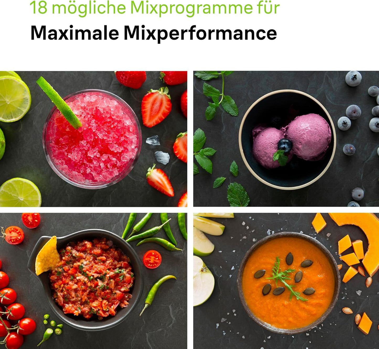 Braun PowerBlend 9 JB9040BK Hochleistungsmixer – Schwarz